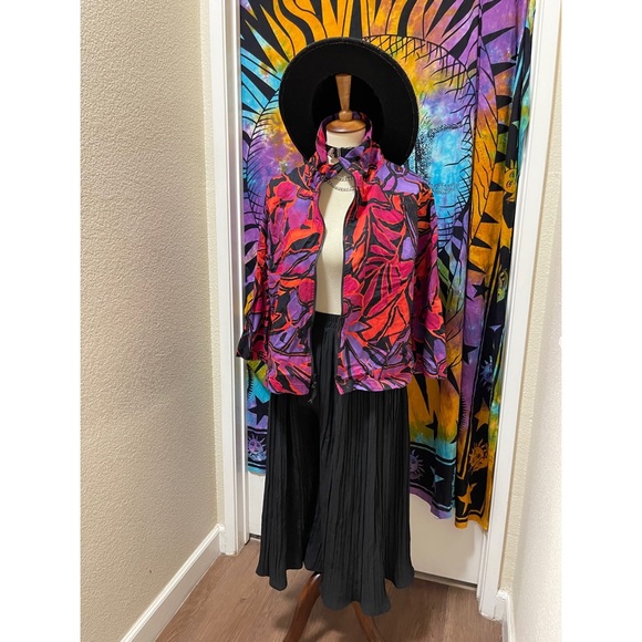 🌈 Lovely vibrant Vintage floral jacket - Picture 11 of 11